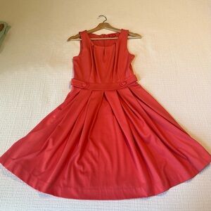 Coral colored Elle dress size 6